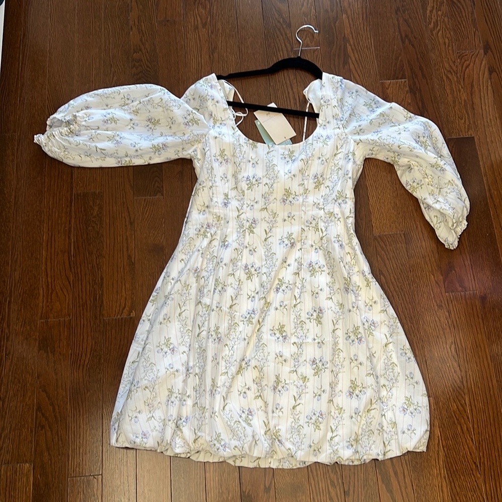 H&M brock collection mini dress